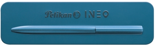 Pix, Ineo Elements, Ocean Blue, mina albastra, cutie metal, Pelikan