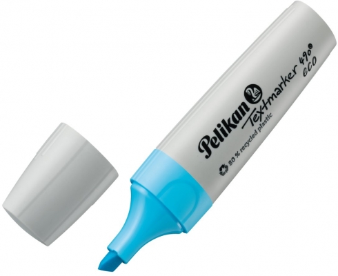 Textmarker 490 eco, set 6 culori neon, in cutie de carton, Pelikan