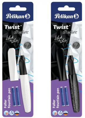 Stilou twist penita M, Structure, grip ergonomic, diverse culori, Pelikan