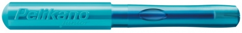 Stilou Junior, penita L, grip ergonomic, pentru stangaci, culoare turcoaz, in cutie de carton, Pelikan