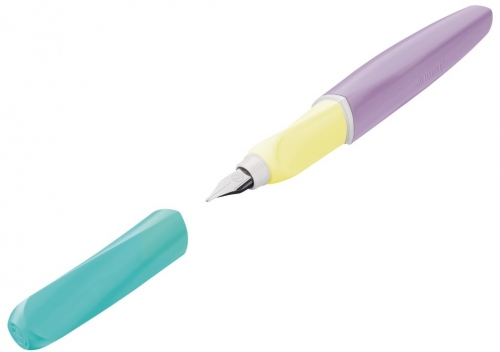 Stilou Twist Color Blocking Light, penita M, ambidextru, 1 rezerva mare, in cutie carton, Pelikan