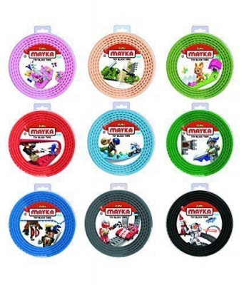 Banda adeziva cuburi medie diverse culori Standard Mayka Zuru