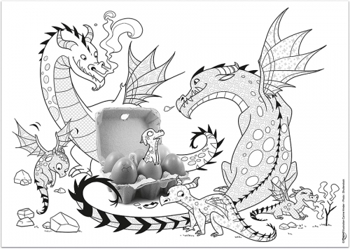 Hartie magica pentru colorat 15 buc/set, modele diferite, Maped