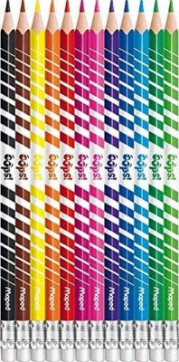 Creioane colorate Color Peps Oops cu guma 12 culori/set Maped