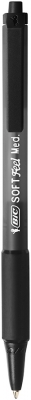 Pix Soft Feel, 1.0 mm, retractabil, diverse culori, blister 3 buc/set BIC