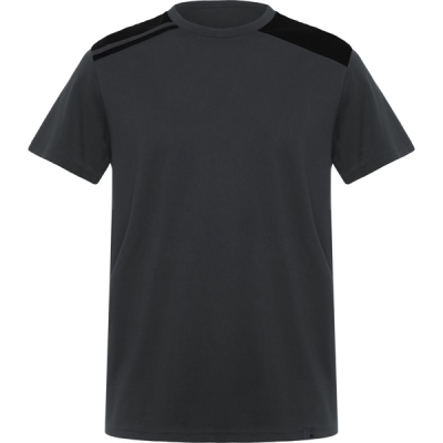 Tricou Expedition, pentru barbati, Plumb/Negru, Roly