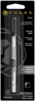 Mina Roller Black Mediu Jumbo Porous Cross
