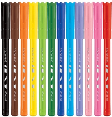 Carioci Color Peps Ocean 12 culori/set Maped