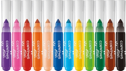 Carioca Color Peps Mini Power 12 culori/set Maped