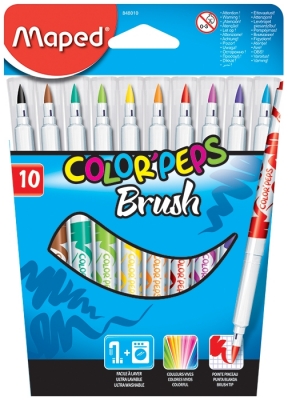 Carioci Color Peps Brush 10 culori/set Maped