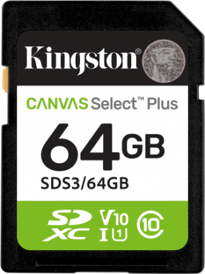 Card de Memorie SDXC Kingston 64GBCanvas Select Plus