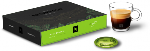 Cutie 50 capsule Cafea Nespresso Pro Origins Peru Organic