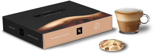 Cutie 50 capsule cafea Nespresso Pro Creation Bianco Delicato 