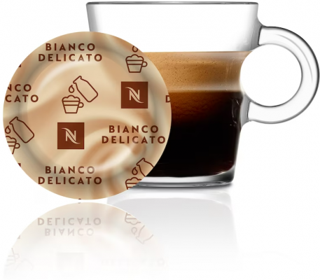 Cutie 50 capsule cafea Nespresso Pro Creation Bianco Delicato 