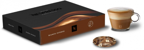 Cutie 50 capsule Cafea Nespresso Pro Creation Bianco Intenso