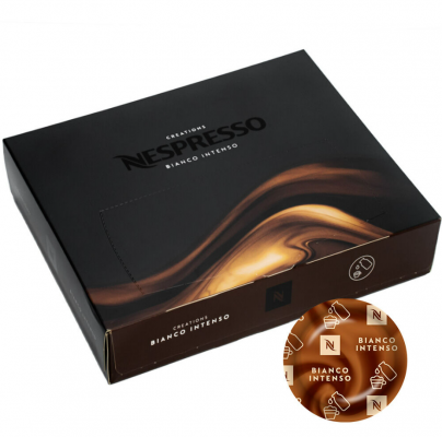 Cutie 50 capsule Cafea Nespresso Pro Creation Bianco Intenso