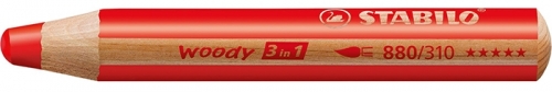 Creion colorat 3 in 1 Woody Stabilo