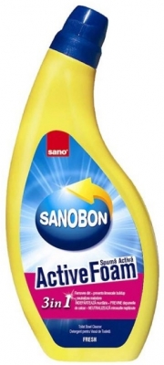 Spuma activa Sano pentru WC, Fresh Sanobon, 750ML