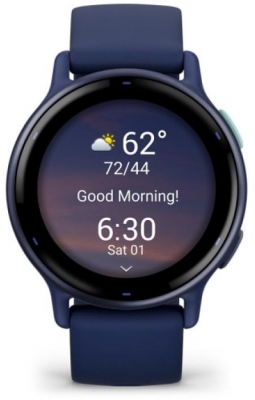 Ceas smartwatch Garmin vívoactive 5 Blue/Blue Metal