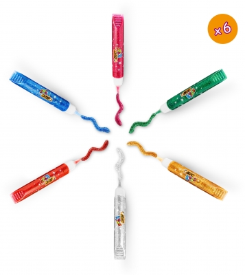 Lipici cu sclipici metalic Kids Bic