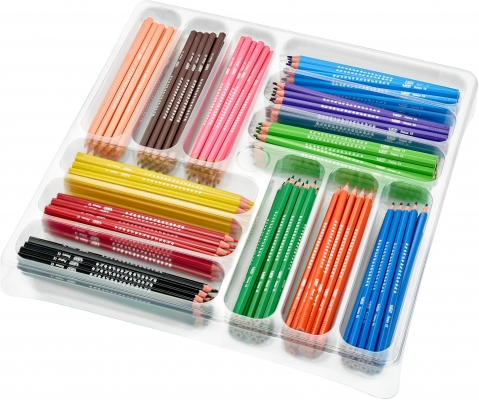 Creioane colorate Tropicolors 2 216 buc/cutie Bic