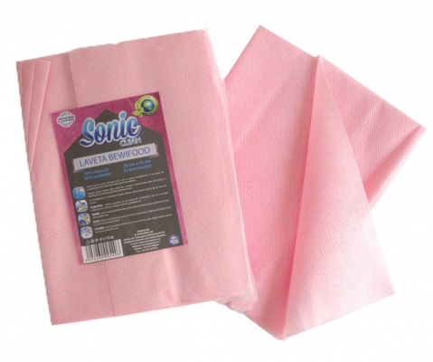 Lavete netesute Bewifood, vascoza si poliester, 250buc/cut