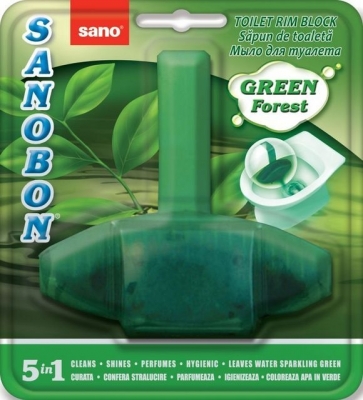 Odorizant WC Sano Sanobon, Green Forest, 5 in 1, 55G