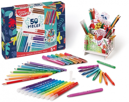 Set Coloriaj 50 piese Creativ Maped 