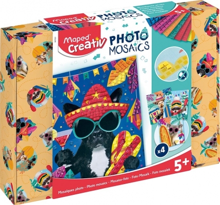Set creativ Adventure Animals Photo Mosaics Maped