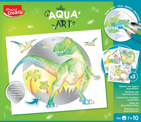 Set Creativ Aqua Art Dinozauri Maped