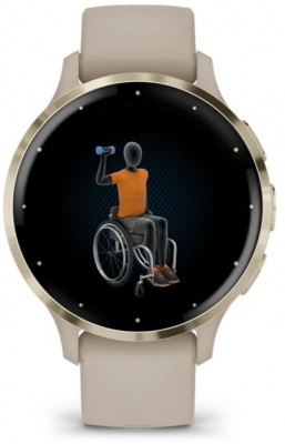 Ceas Garmin Venu 3S Soft Gold/French Gray