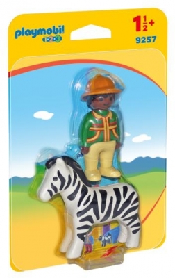 Padurar Cu Zebra Playmobil