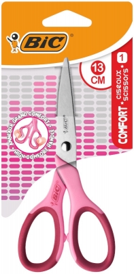 Foarfeca pentru copii 13 cm, diverse culori, Comfort Classic Bic 