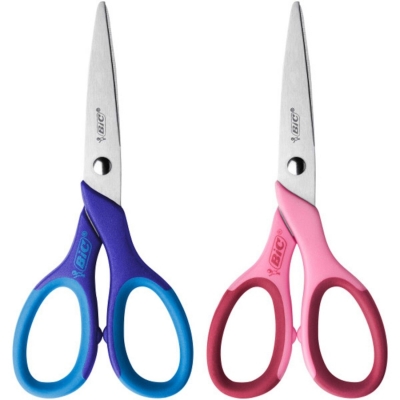 Foarfeca pentru copii 13 cm, diverse culori, Comfort Classic Bic 