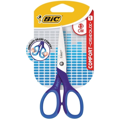 Foarfeca pentru copii 13 cm, diverse culori, Comfort Classic Bic 