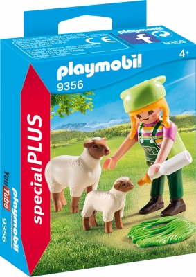 Figurina Fermiera Cu Oite Playmobil