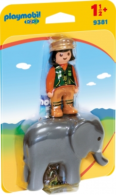 1.2.3 Ingrijitor Zoo Cu Elefant Playmobil
