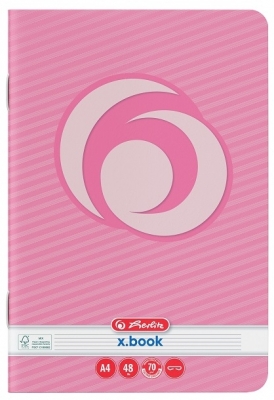 Caiet A4, 48 file, dictando, Rainbow, Herlitz, diverse modele