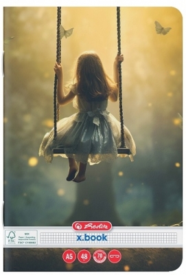 Caiet A5, 48 file, patratele, Fairy Tale, Herlitz, diverse modele