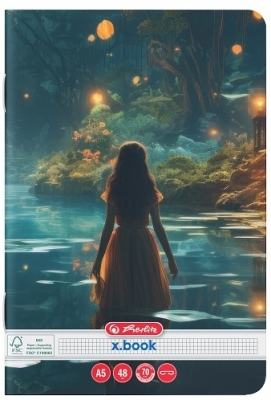 Caiet A5, 48 file, patratele, Fairy Tale, Herlitz, diverse modele