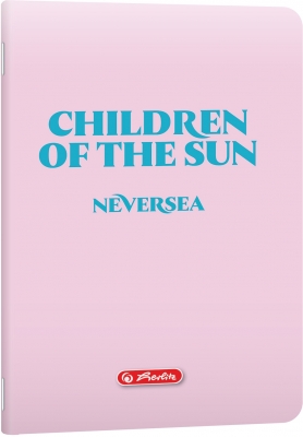 Caiet Herlitz A5, 48 file, dictando, colturi rotunjite, motiv Neversea, diverse modele