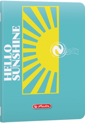 Caiet Herlitz A5, 48 file, dictando, colturi rotunjite, motiv Neversea, diverse modele