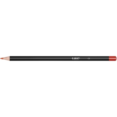 Creioane colorate din lemn, mina ultra-rezistenta, 12 culori/set, BIC Intensity Premium 