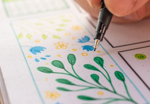 Fineliner Intensity Mediu verde Bic
