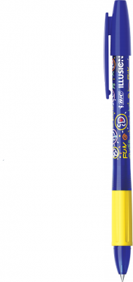 Roller BIC Illusion gel termosensibil albastru 0.7mm