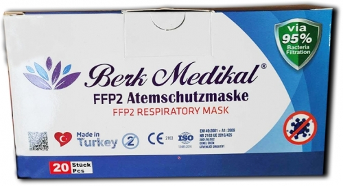 Masca de protectie respiratorie FFP2 N95 Berk Medikal