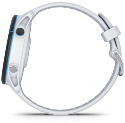 Ceas Garmin Forerunner 255, display 33mm, rezolutie displat 260x260 conectivitate Bluetooth™, ANT+, NFC, USB, functii accelerometru, giroscop, barometru, busola, termometru pentru temperatura exterioară, durata de viata baterie mod ceas inteligent: până la 14 zile, modul GNSS numai cu GPS: până la