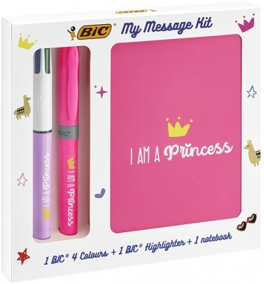 Set My Message Kit I am a Princess, 3 piese/set Bic