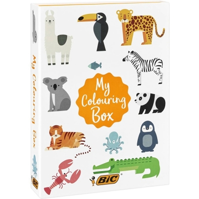 Set coloriaj My Colouring Box, diverse culori si instrumente 72 buc/pachet Bic