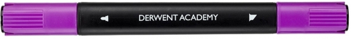 Set 8 carioci cu 2 capete, 1 varf tip dalta si 1 varf fin Derwent Academy
